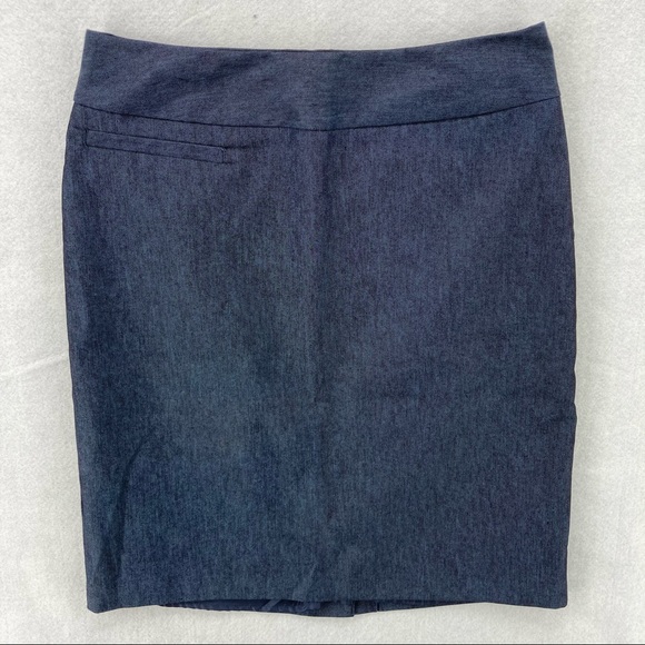 Merona Denim Side Zip Pencil Skirt - Picture 1 of 9